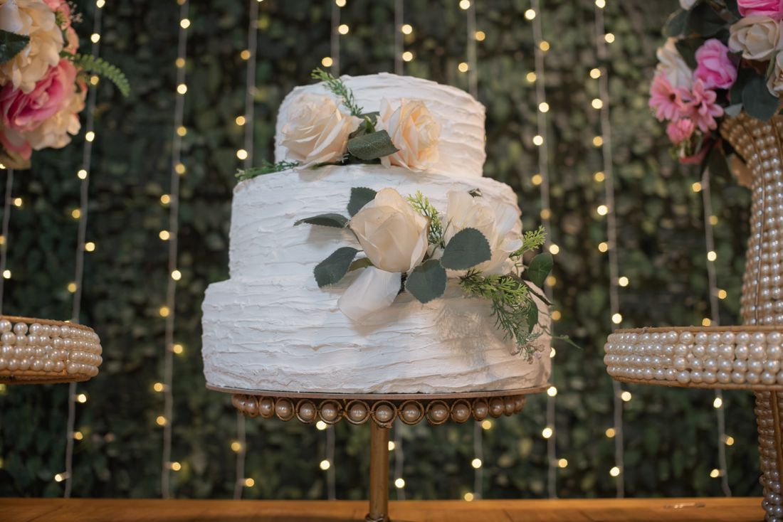 A toned sample wedding photograph