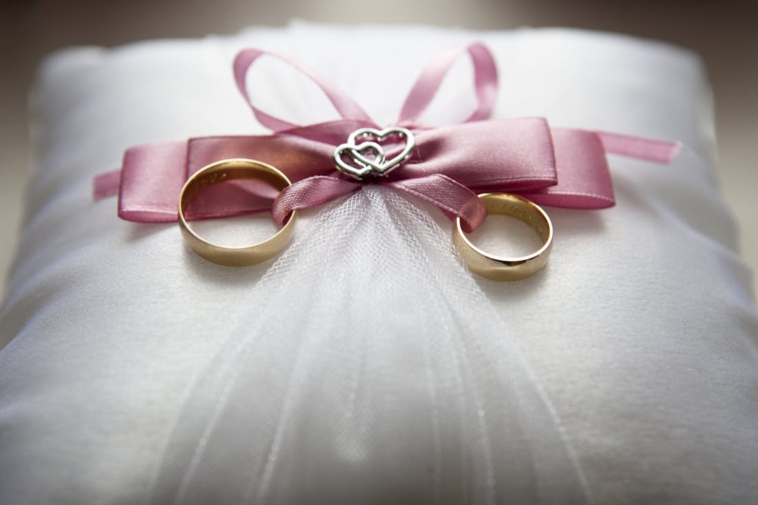 A toned sample wedding photograph